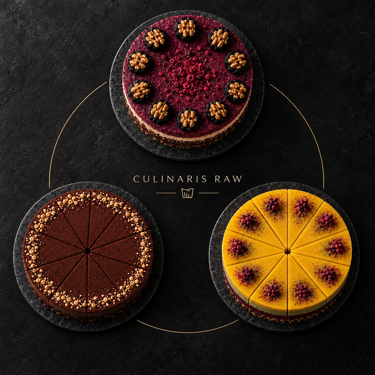 CULINARIS RAW kolekcija torti